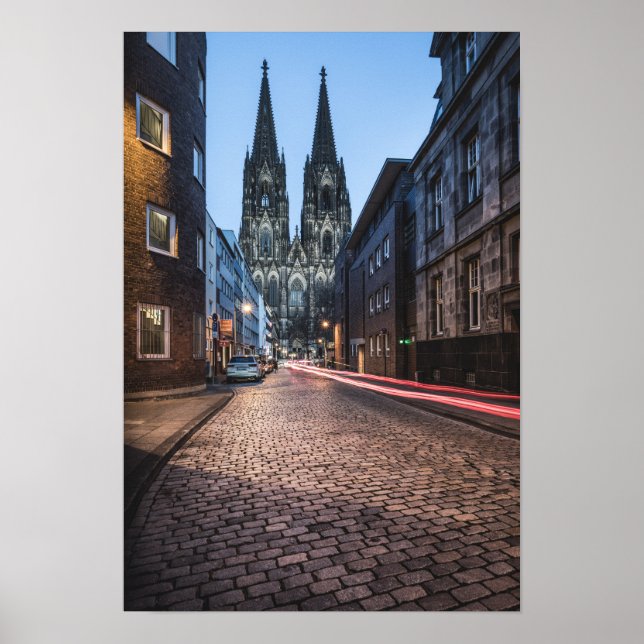 Affiche Cologne Allemagne (Devant)