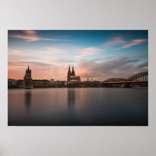 Affiche Cologne Allemagne (Devant)