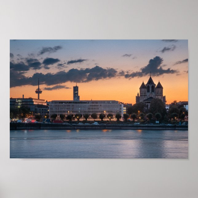 Affiche Cologne Allemagne (Devant)