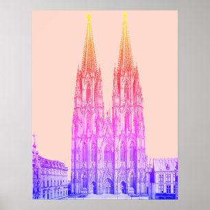 Affiche Cologne cathédrale 1911 - Cathédrale de Cologne