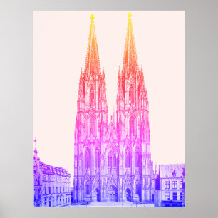 Affiche Cologne cathédrale 1911 - Cathédrale de Cologne