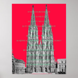 Affiche Cologne Cologne Loi fondamentale de Cologne