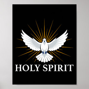 Affiche Colombe de Srit Saint Symbole Spirituel Biblique C