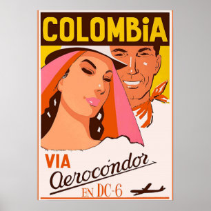 AFFICHE COLOMBIE