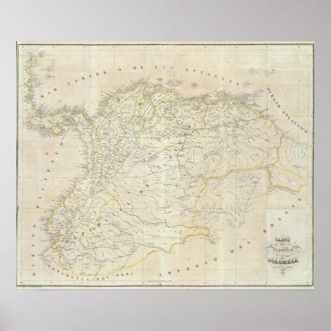 Affiche Colombie (Devant)