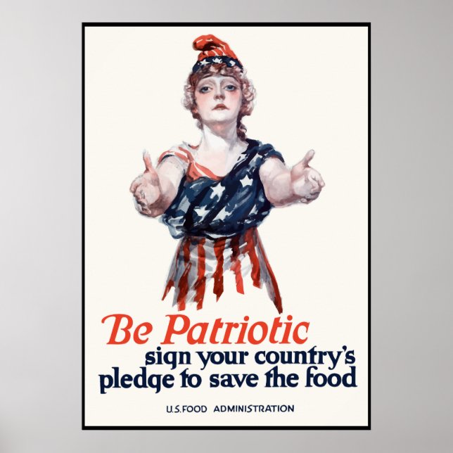 Affiche Colombie Vous Invitations À Sauver De La Nourritur (Devant)