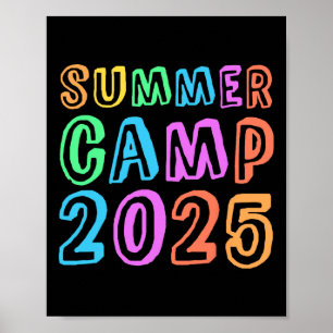 Affiche Colonie de vacances pour enfants 2025 Directeur de