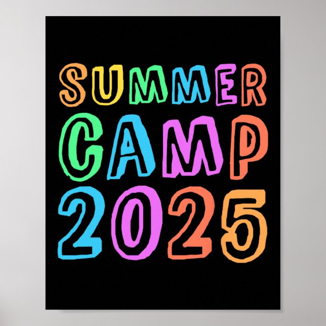 Affiche Colonie de vacances pour enfants 2025 Directeur de (Devant)
