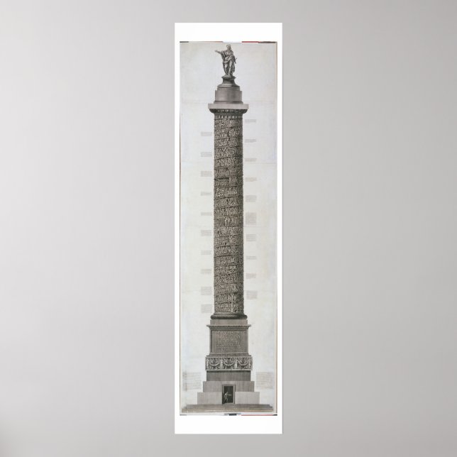 Affiche Colonne de Trajan (gravure) (Devant)