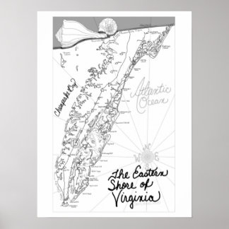 Affiche Color Me ESVA Eastern Shore of Virginia