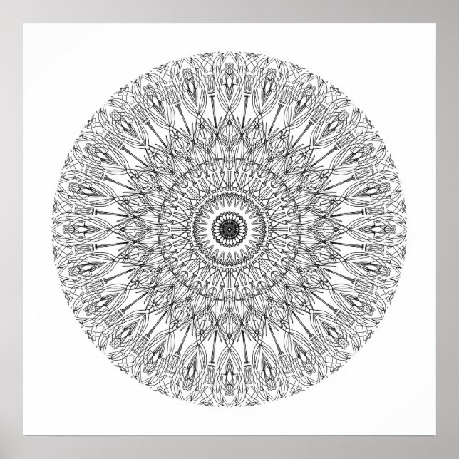 Affiche Color Me In Mandala 3 (Devant)