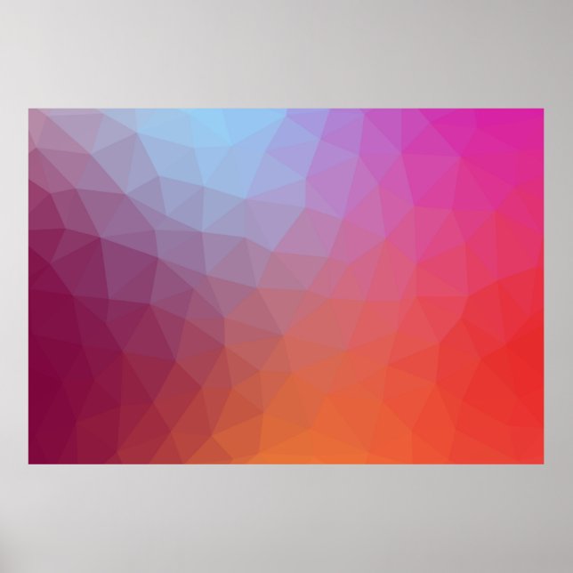 Affiche color theme mosaic abstract backgroundabstract,bac (Devant)