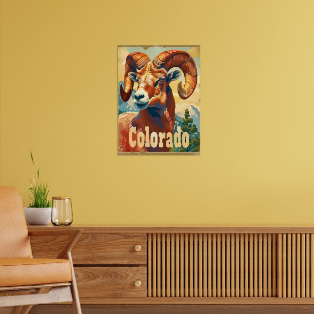 Affiche Colorado Bighorn brebis (Salon 2)