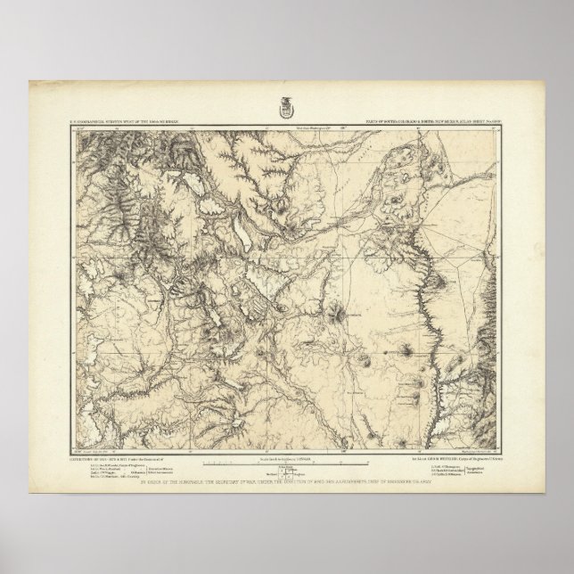 Affiche Colorado et Nouveau-Mexique (Devant)