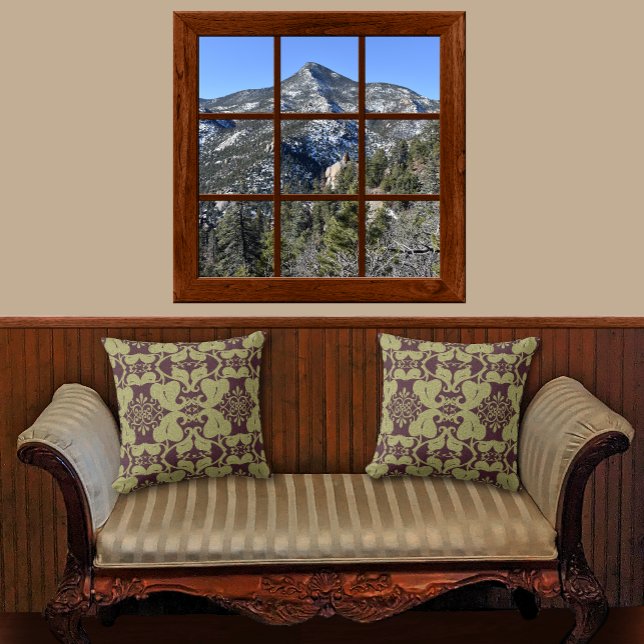 Affiche Colorado Mountain Avec Fenêtre De Neige (Créateur téléchargé)