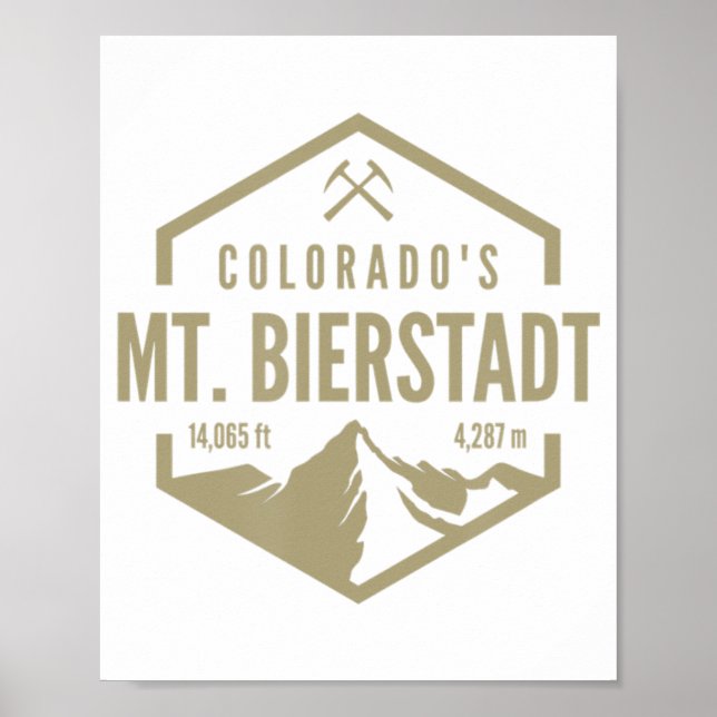 Affiche Colorado Mt Bierstadt  (Devant)