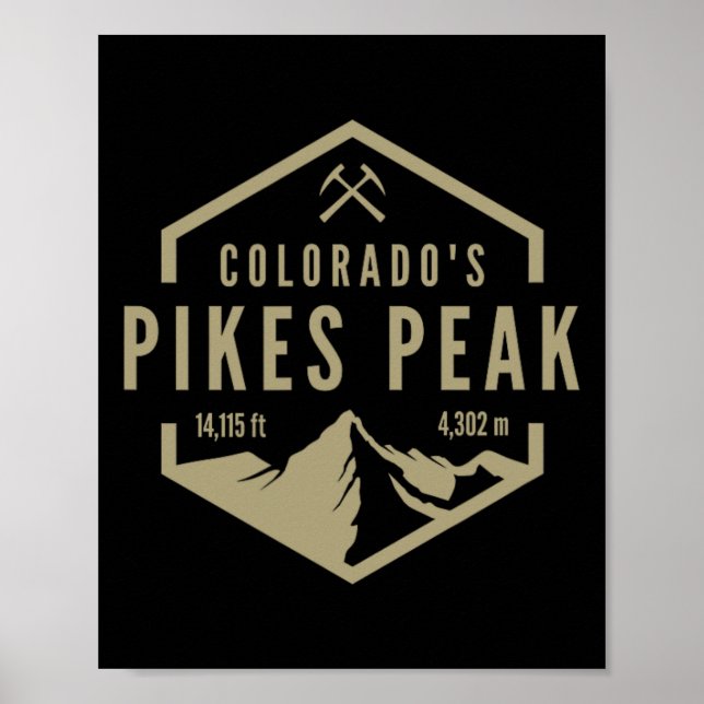 Affiche Colorado Pikes Peak  (Devant)
