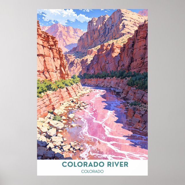 Affiche Colorado River, Colorado (Devant)