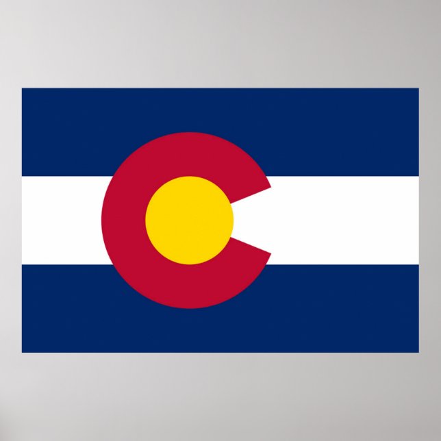 Affiche Colorado State Flag (Devant)