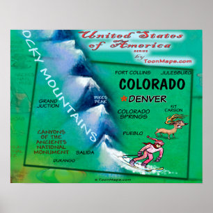Affiche Colorado USA