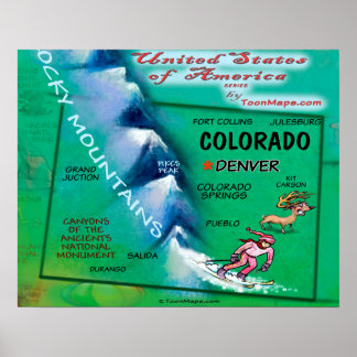 Affiche Colorado USA