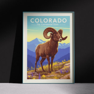 Affiche Colorado vintage