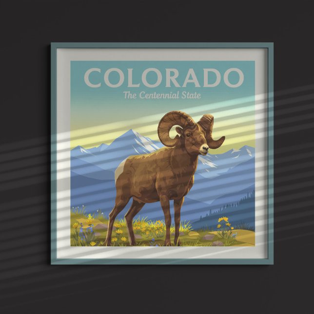 Affiche Colorado vintage (Créateur téléchargé)