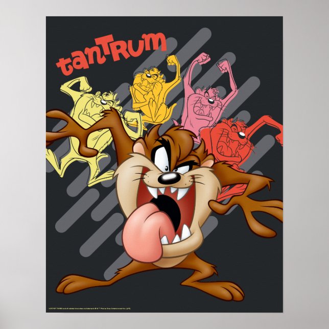 Affiche Colorant TAZ™ "Tantrum" (Devant)