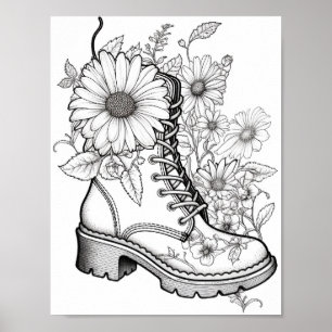 Affiche Coloration pour adultes automne/automne