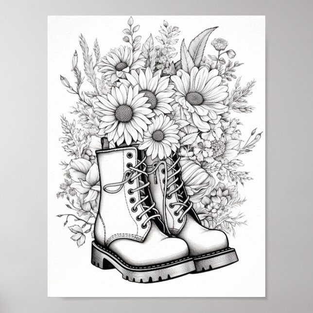 Affiche Coloration pour adultes automne/automne (Devant)