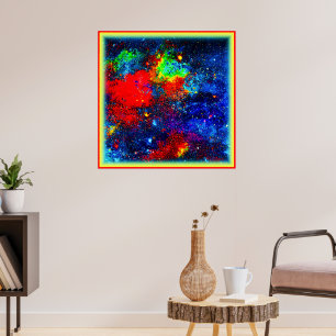 Affiche Colorburst Cosmos. Commandez dès maintenant