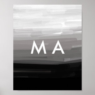 Affiche Coloré ajouter votre nom image texte