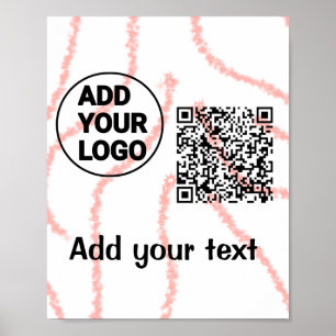 Affiche Coloré simple ajouter votre logo nom image texte