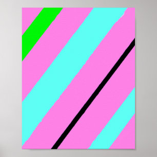 Affiche Colored lines
