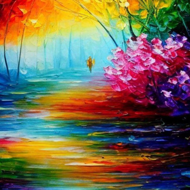 Affiche colorée du voyage (Créateur téléchargé)