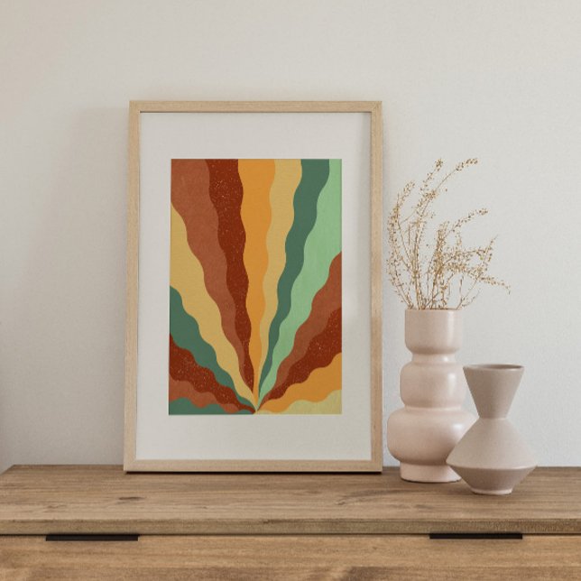 Affiche colorée rétro psychédélique groove (Créateur téléchargé)