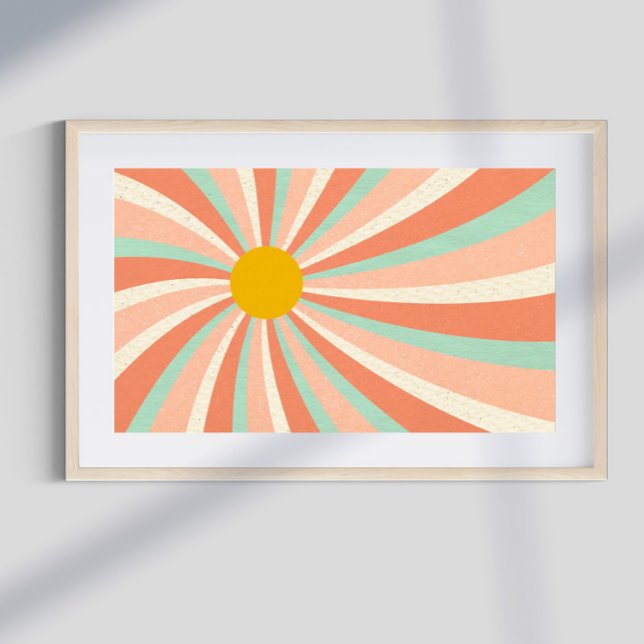 Affiche colorée rétro psychédélique groove (Créateur téléchargé)
