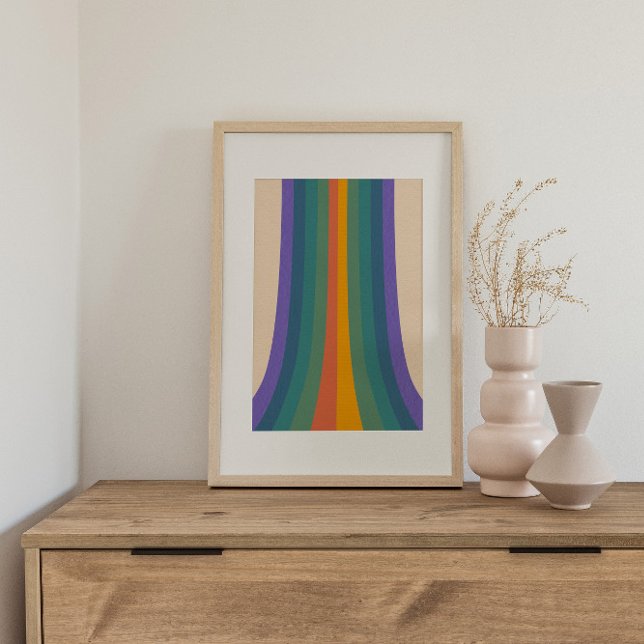 Affiche colorée rétro psychédélique groove (Créateur téléchargé)