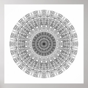 Affiche Colorez-moi dans le mandala 1