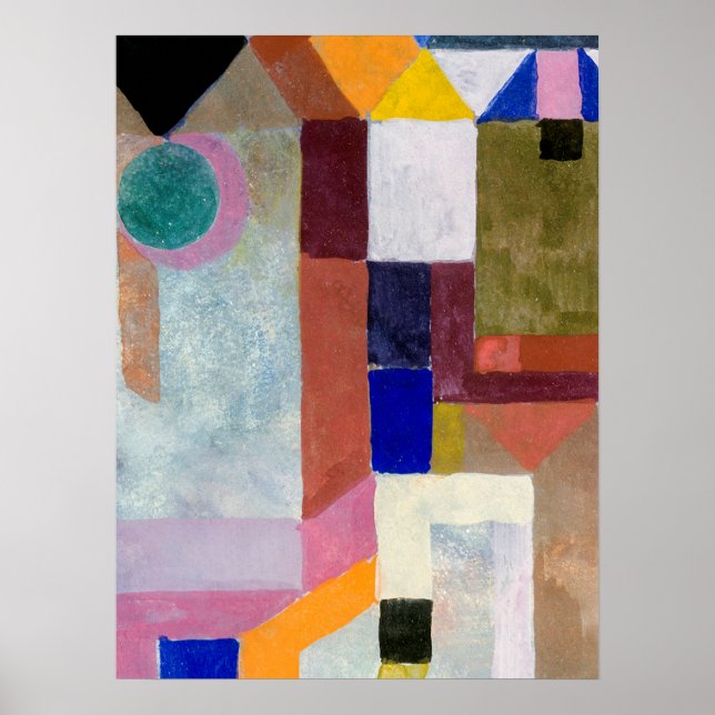 Affiche Colorful Architecture (Devant)