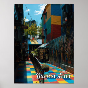 Affiche Colorful Buenos Aires Argentine Voyage Photographi