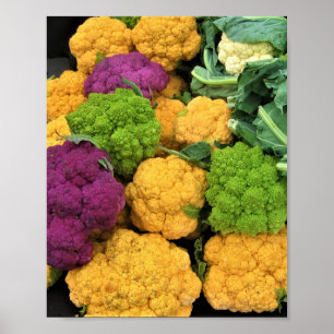 Affiche Colorful Cauliflower