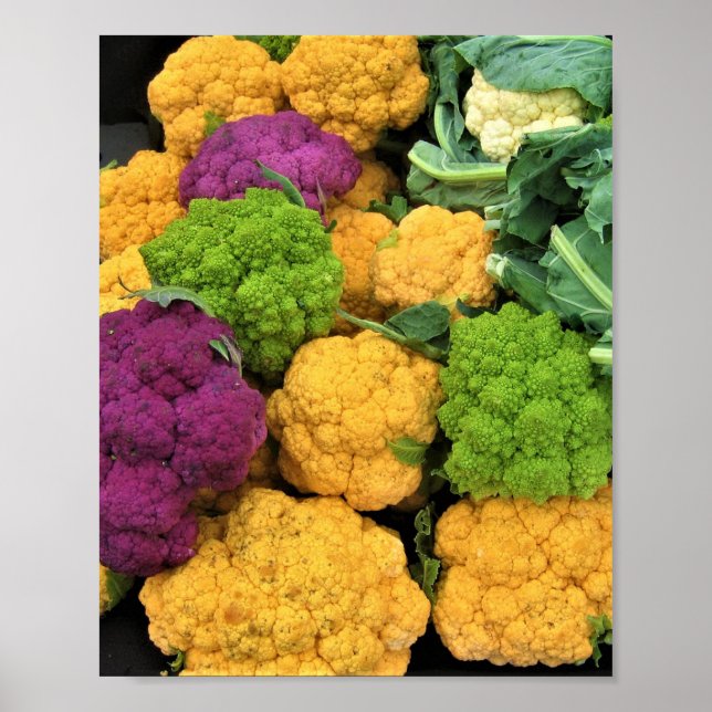 Affiche Colorful Cauliflower (Devant)