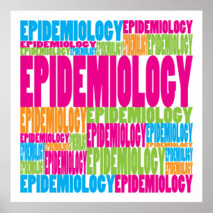 Affiche Colorful Epidemiology