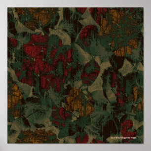 Affiche Colorful flower camouflage