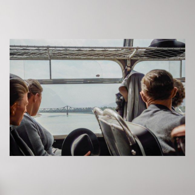 Affiche Colorisé 1968 Circonscription européenne des autob (Devant)