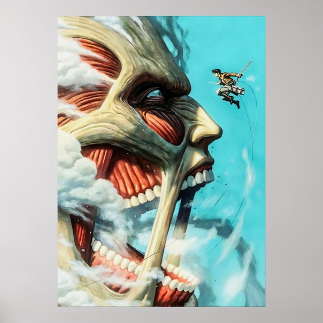 Affiche Colossal Titan  Attack On Titan (Devant)