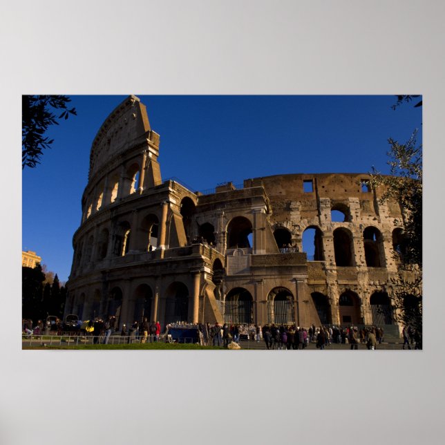 Affiche Colossée célèbre à Rome en Italie Monument (Devant)