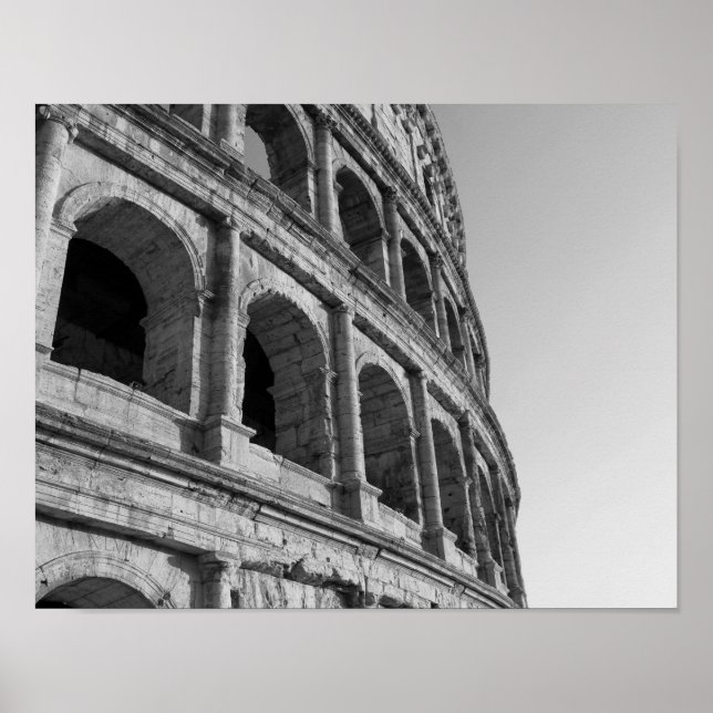 Affiche Colosseum in Rome. Monumental Roman amphitheater (Devant)