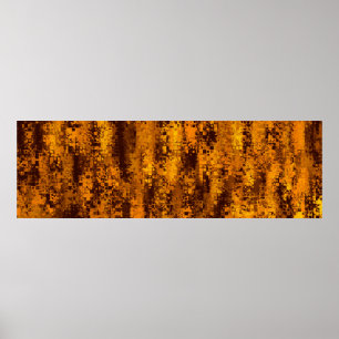 Affiche Colour abstract artifact pixel